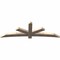 Ekena Millwork Alberta Smooth Timber Gable Bracket, Douglas Fir, 96"W x 32"H x 3 1/2"D x 5 1/2"F, 8/12 Pitch GBW096X32X0406ALB00SDF - alternate 2